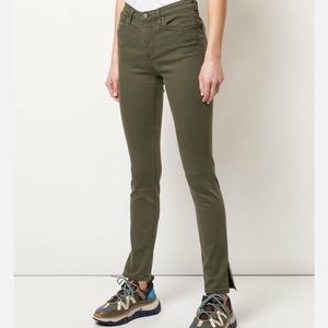 AG Adriano Goldschmied Womens Faye Cigarette Jeans Size 25R. Button & zip fly.